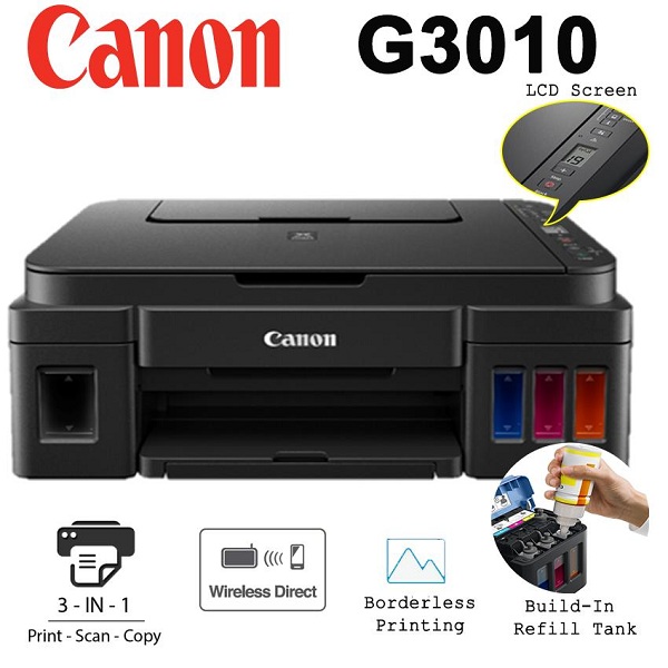 MÁy Phun MÀu Canon Pixma G3010 đa Năng Wifi 090 3399 302 0608