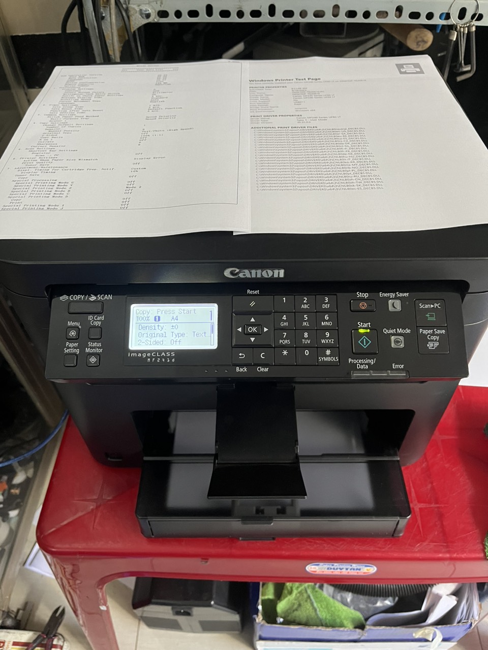 Canon Mf 241d Máy In Canon MF241D Cũ, In Mặt Tự động, Scan Copy